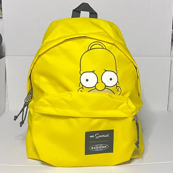 Eastpak Yellow Backpack - The Simpsons Edition - Picture 1 of 10